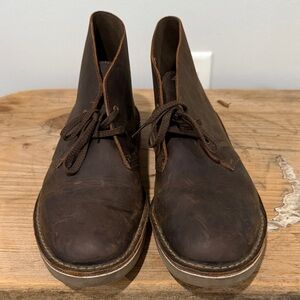 Clarks Dark Brown Chukka Boots